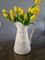 10pcs Artificial Yellow Tulips Faux Tulip Bouquet Real Touch Fake Flowers for Spring Mother's Day Easter Wedding Home Decoration